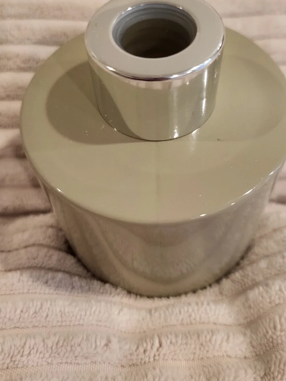 Sage Green Ceramic Reed Diffuser Bottle - With Reeds  Gardenia Scenr